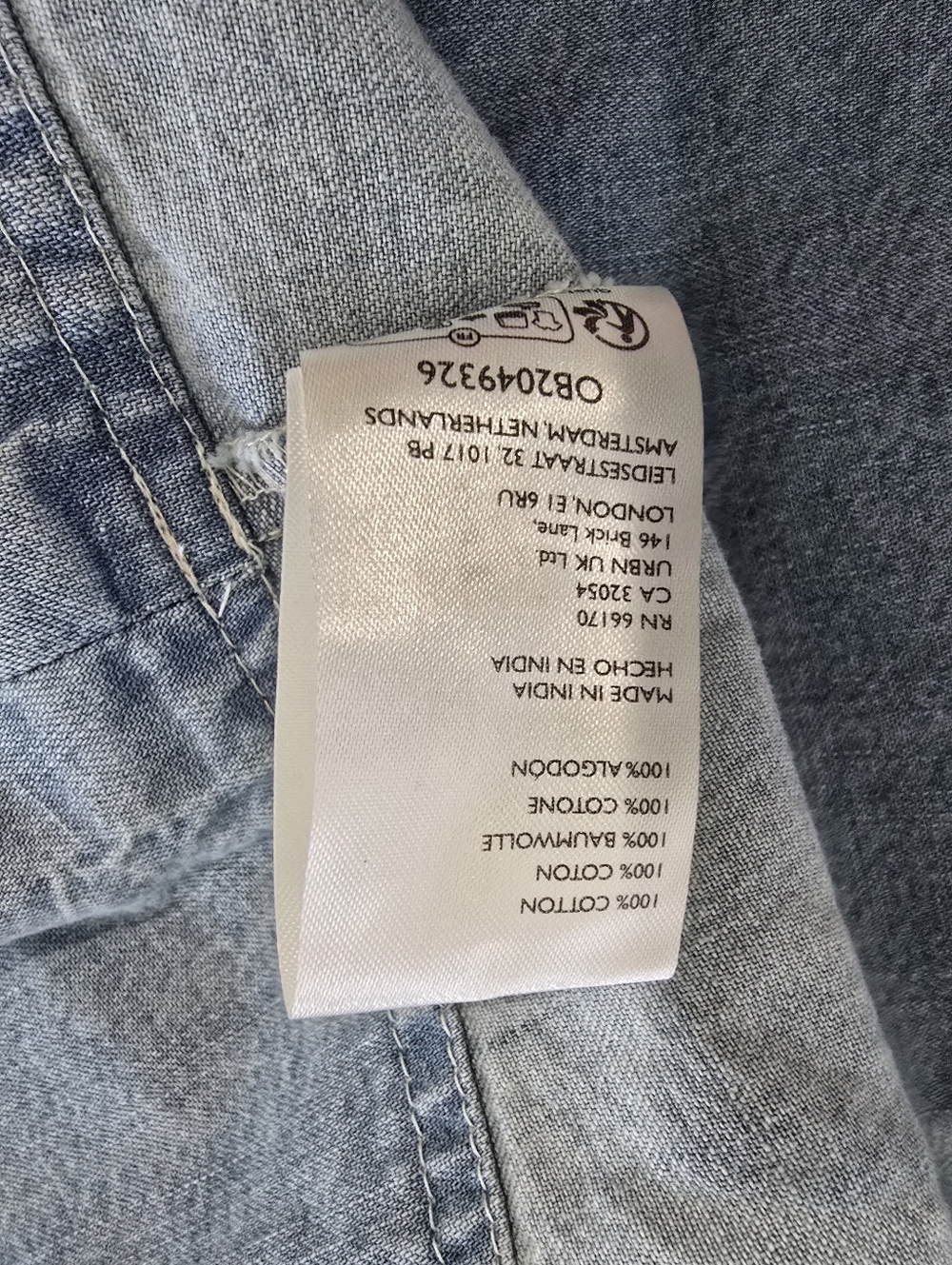 Free People Sonora Denim Mini Dress in Cornflower - Picture 5 of 5